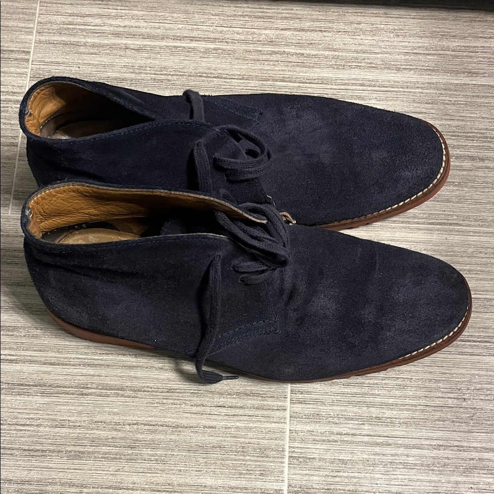 To Boot Navy Suede Chukka Boots